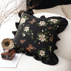 SOGA 2X 45cm Square Vintage Decorative Embroidered Square Throw Pillow