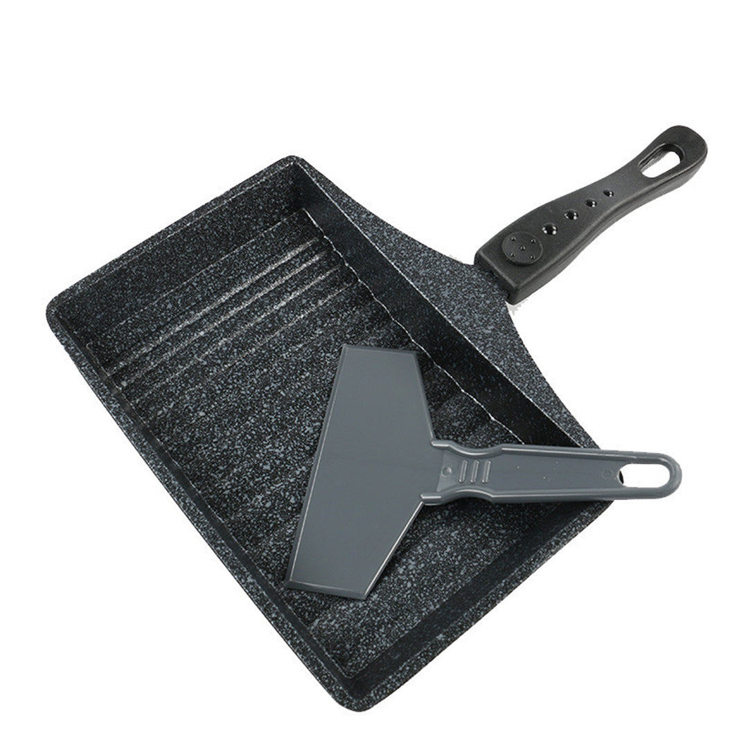 SOGA Marble Coated Omelette Frying Pan Tamagoyaki Korea Egg Fried Egg Roll Fry Pan