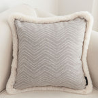 SOGA 2X 45cm Wabi-sabi Herringbone Square Throw Pillow