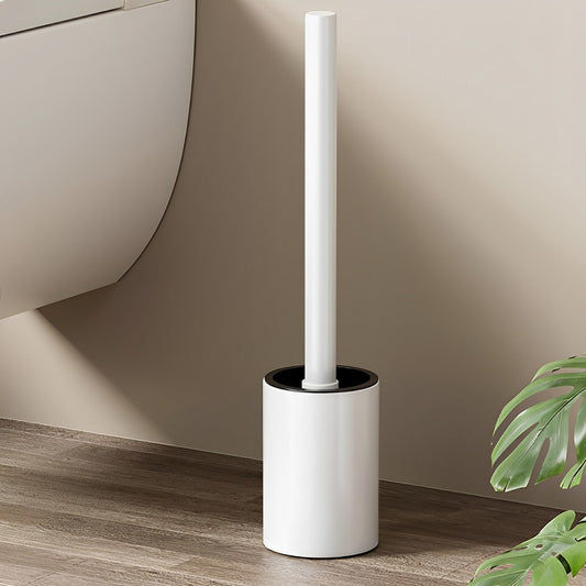 SOGA 2X 27cm Wall-Mounted Toilet Brush with Holder Bathroom Cleaning Scrub White