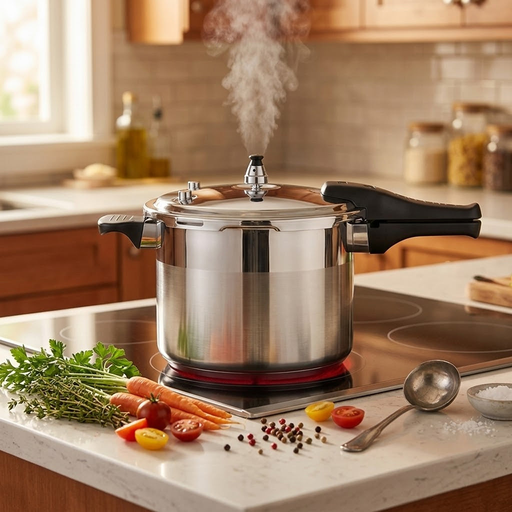 10L Commercial Grade Stainless Steel Pressure Cooker With Seal
