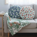SOGA Home & Living Bundle – Soft Polyester-Cotton Pillows & Tropical Leaf Throw Blanket $ 203
