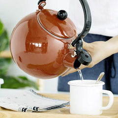 SOGA 2.0 Litre Ceramic Enameled Porcelain Kettle Kitchen Coffee