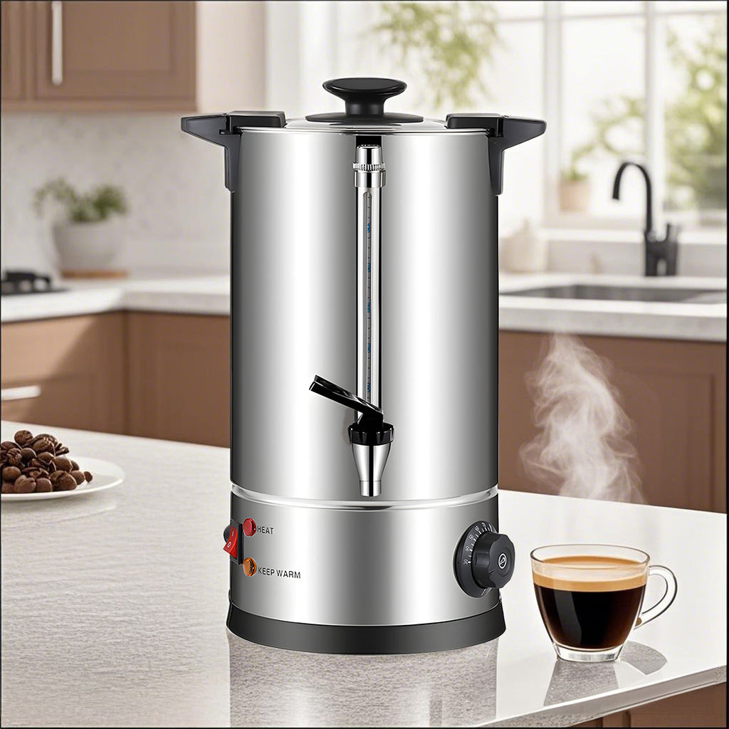 SOGA 2X Electric Water Boiler – 10L Stainless Steel Hot Water Urn