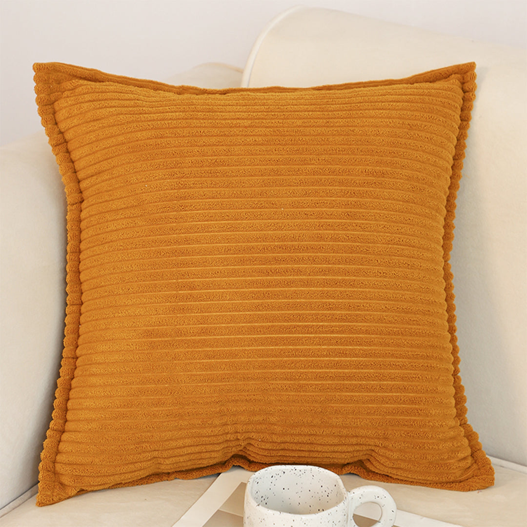 SOGA 2X 50cm Throw Pillow Mustard Wabi Sabi Arches Indoor and Outdoor Kavka for Home Decor