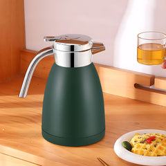 SOGA 2.2L Stainless Steel Water Bottle Insulated Vacuum Flask Coffee Jug Thermal Green