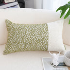 SOGA 2X 35cm Modern Two-Tone Textured Block Design Throw Pillow