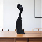 SOGA 40cm Abstract Resin Sculpture – Modern Minimalist Art Accent