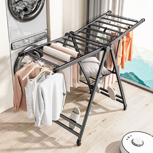 SOGA 1.6m Portable Wing Shape Clothes Drying Rack Foldable Space-Saving Laundry Holder