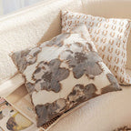 SOGA 2X 50cm Square Vintage Decorative Embroidered Floral Throw Pillow