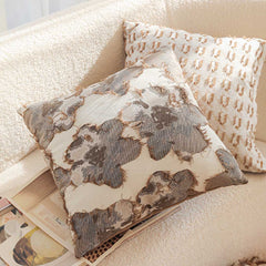 SOGA 2X 50cm Square Vintage Decorative Embroidered Floral Throw Pillow
