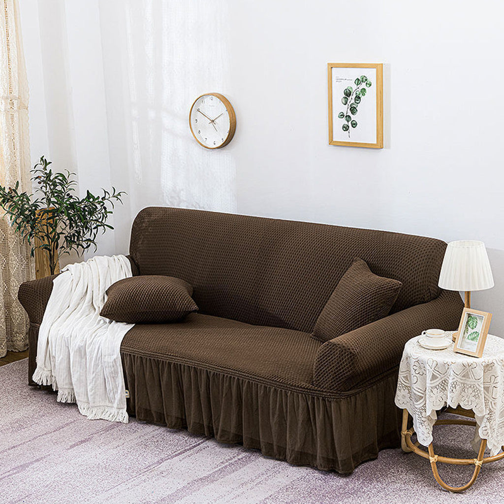 SOGA 4-Seater Coffee Sofa Cover Couch Protector High Stretch Lounge Slipcover Home Decor