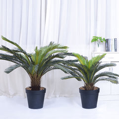 SOGA 4X 155cm Artificial Indoor Cycas Revoluta Cycad Sago Palm Fake Decoration Tree Pot Plant