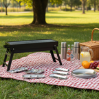 SOGA Kitchenware Bundle – Portable Charcoal Grill, Silver Grilling Plate, Nordic Plate & Sauce Pan $ 189