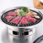 SOGA 2x BBQ Grill Stainless Steel Portable Smokeless Charcoal Grill Home Outdoor Camping
