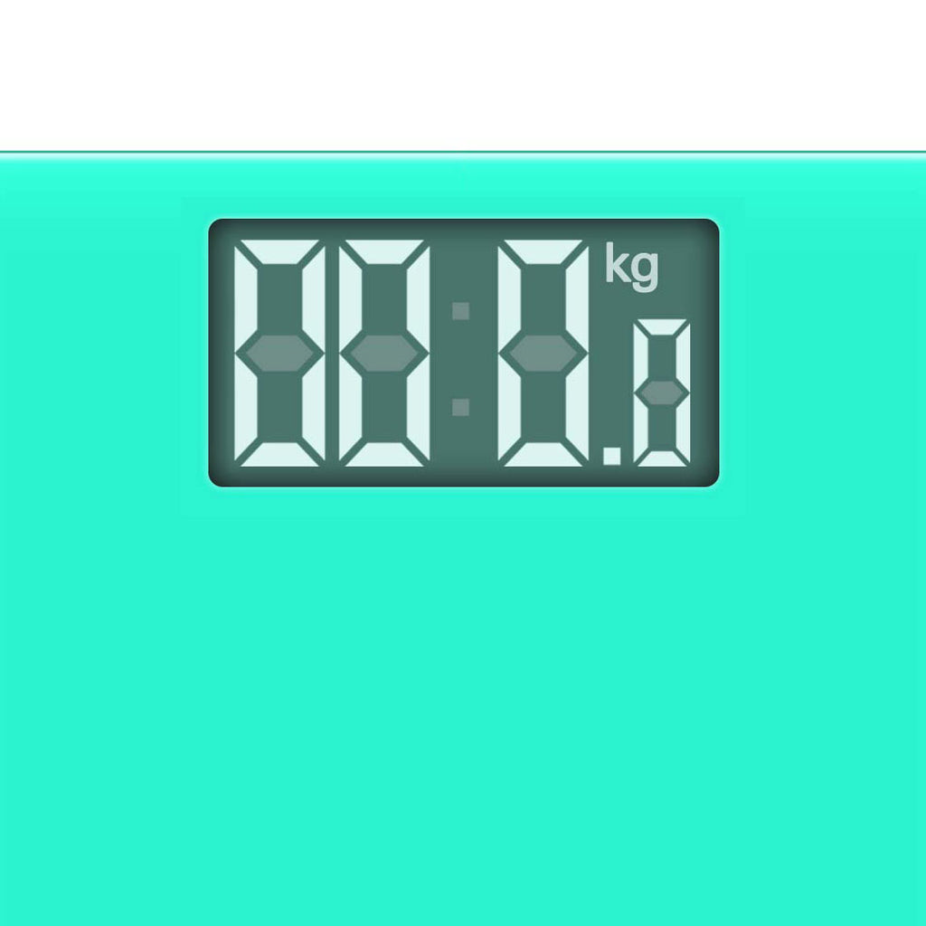 SOGA 2x Green 180kg Digital Fitness Weight Bathroom Gym Body Glass LCD Electronic Scales