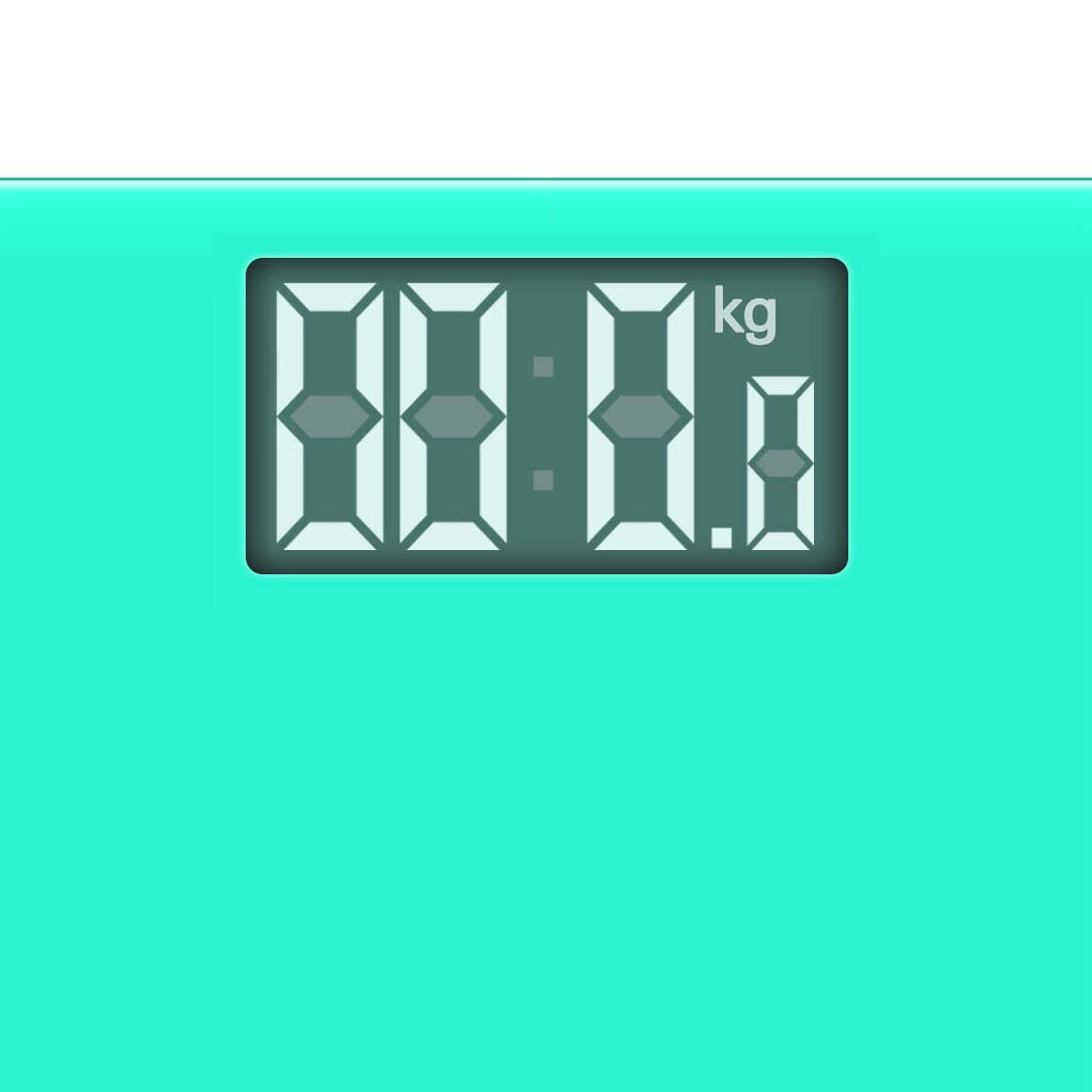 SOGA 2x Green 180kg Digital Fitness Weight Bathroom Gym Body Glass LCD Electronic Scales