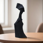 SOGA 40cm Abstract Resin Sculpture – Modern Minimalist Art Accent