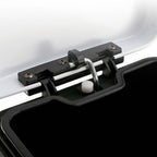 SOGA 4X Foot Pedal Stainless Steel Rubbish Recycling Garbage Waste Trash Bin Square 6L White