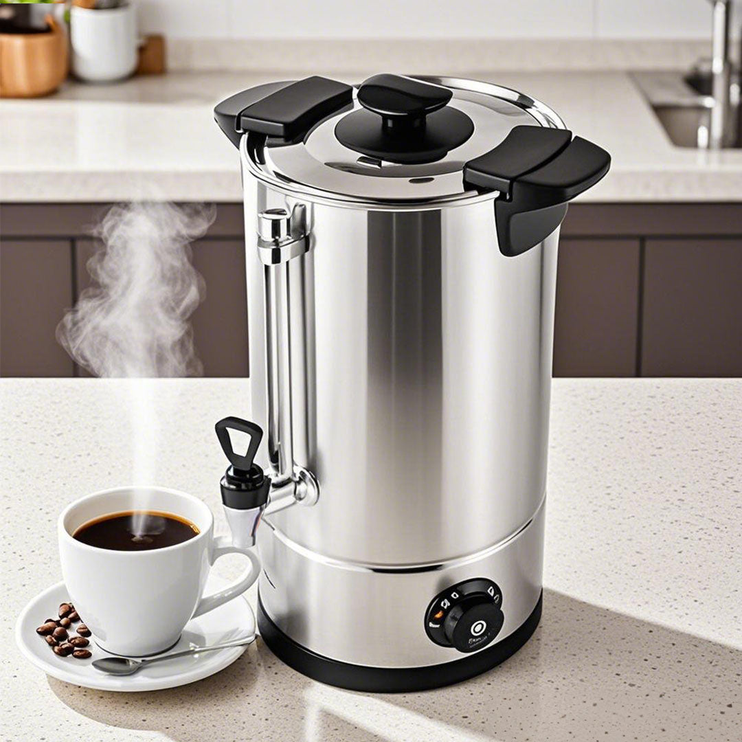 SOGA 2X Electric Water Boiler – 15L Stainless Steel Hot Water Urn