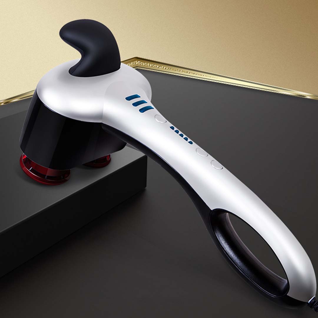 SOGA 2X Deluxe Hand Held Infrared Percussion Massager with Soothing Heat