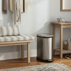 SOGA 2X Foot Pedal Stainless Steel Rubbish Recycling Garbage Waste Trash Bin 10L U