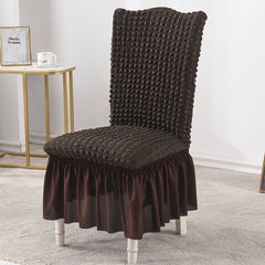 SOGA Chair Cover Seat Protector with Ruffle Skirt Stretch Slipcover Wedding Party Home Decor