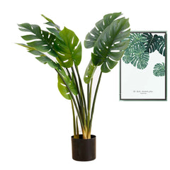 SOGA 93cm Artificial Indoor Potted Turtle Back Fake Decoration Tree Flower Pot Plant