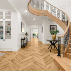 Timbo Solid Oak Herringbone Parquet Timber Flooring Premium Quality Floorboards - BOX