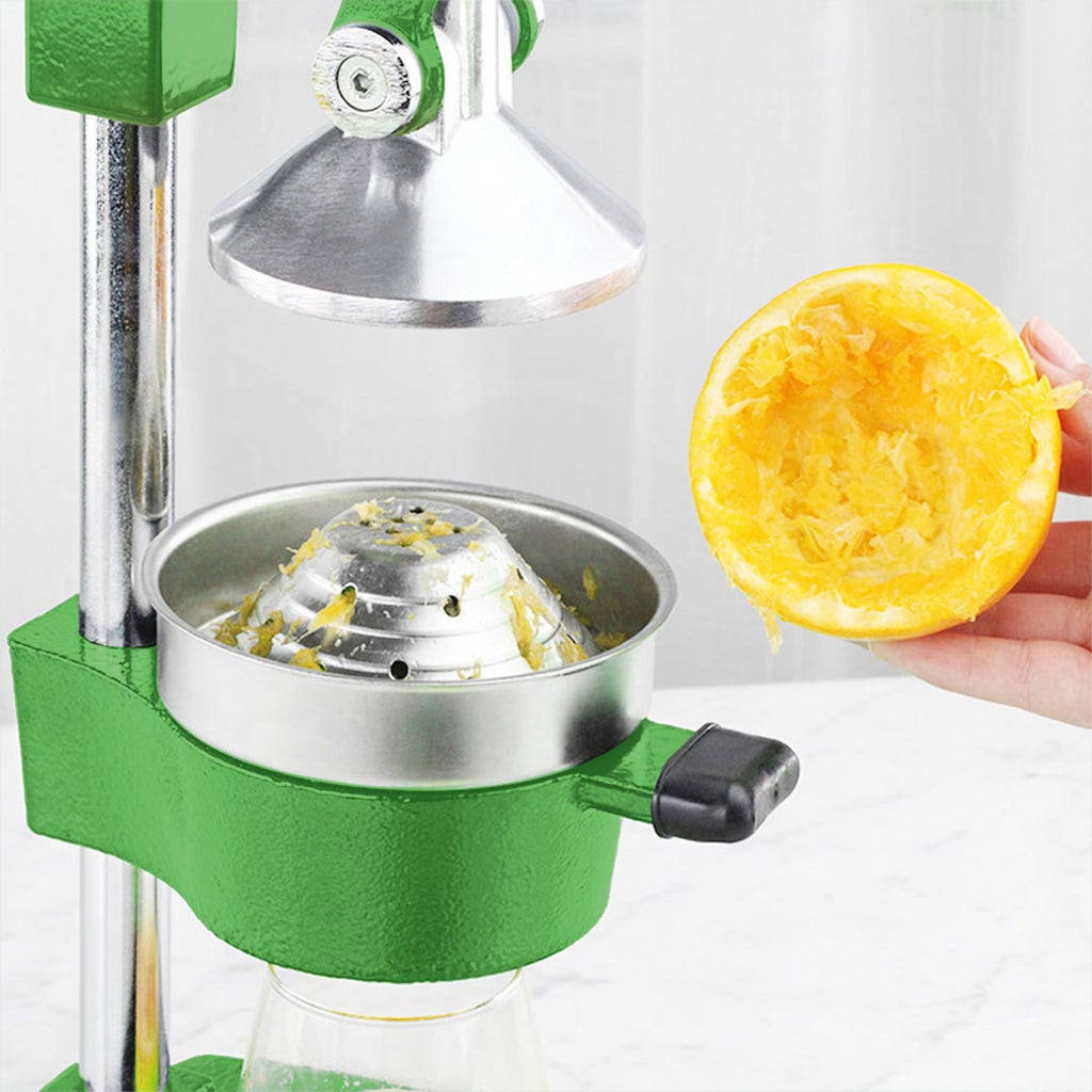 SOGA 2X Commercial Heavy-Duty Manual Citrus Juicer Hand Press Extractor – Green