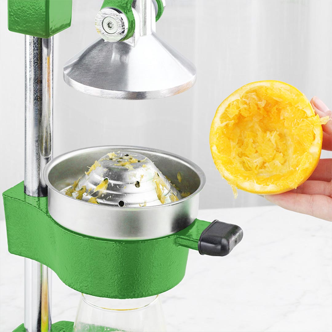 SOGA 2X Commercial Heavy-Duty Manual Citrus Juicer Hand Press Extractor – Green
