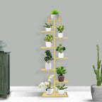 SOGA 2X 8 Tier 9 Pots Gold Metal Plant Stand Flowerpot Display Shelf Rack Indoor Home Office Decor