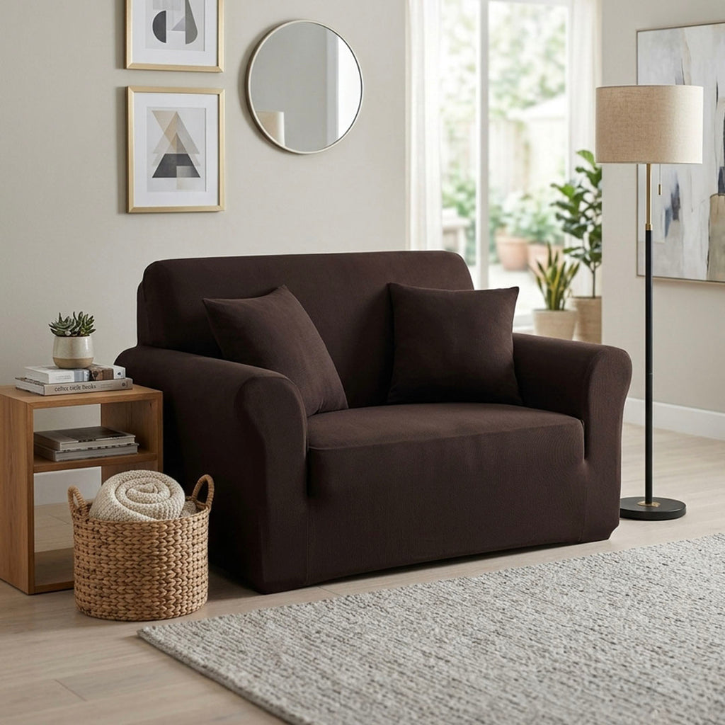 SOGA 1-Seater Coffee Sofa Cover Couch Protector High Stretch Lounge Slipcover Home Decor