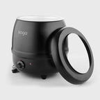 SOGA 10L Soup Kettle Commercial Soup Pot Electric Soup Maker Black