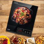 SOGA 2X 35.5cm Cooktop Electric Smart Induction Cook Top Portable Kitchen Cooker Cookware