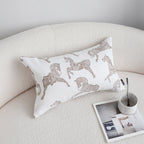 SOGA 35cm White Decorative Horse Pattern Cushion Throw Pillow