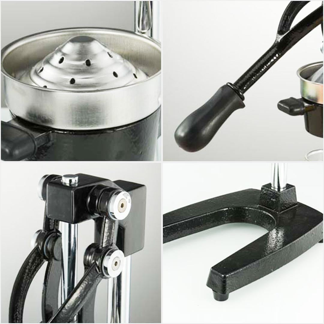 SOGA 2X Commercial Heavy-Duty Manual Citrus Juicer Hand Press Extractor – Matte Black
