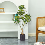 SOGA 80cm Artificial Schefflera Tree – Realistic Indoor Greenery