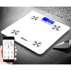 SOGA 2X Wireless Bluetooth Digital Body Fat Scale Bathroom Health Analyser Weight White