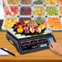 SOGA Digital Commercial Kitchen Scales Shop Electronic Weight Scale Food 40kg/5g