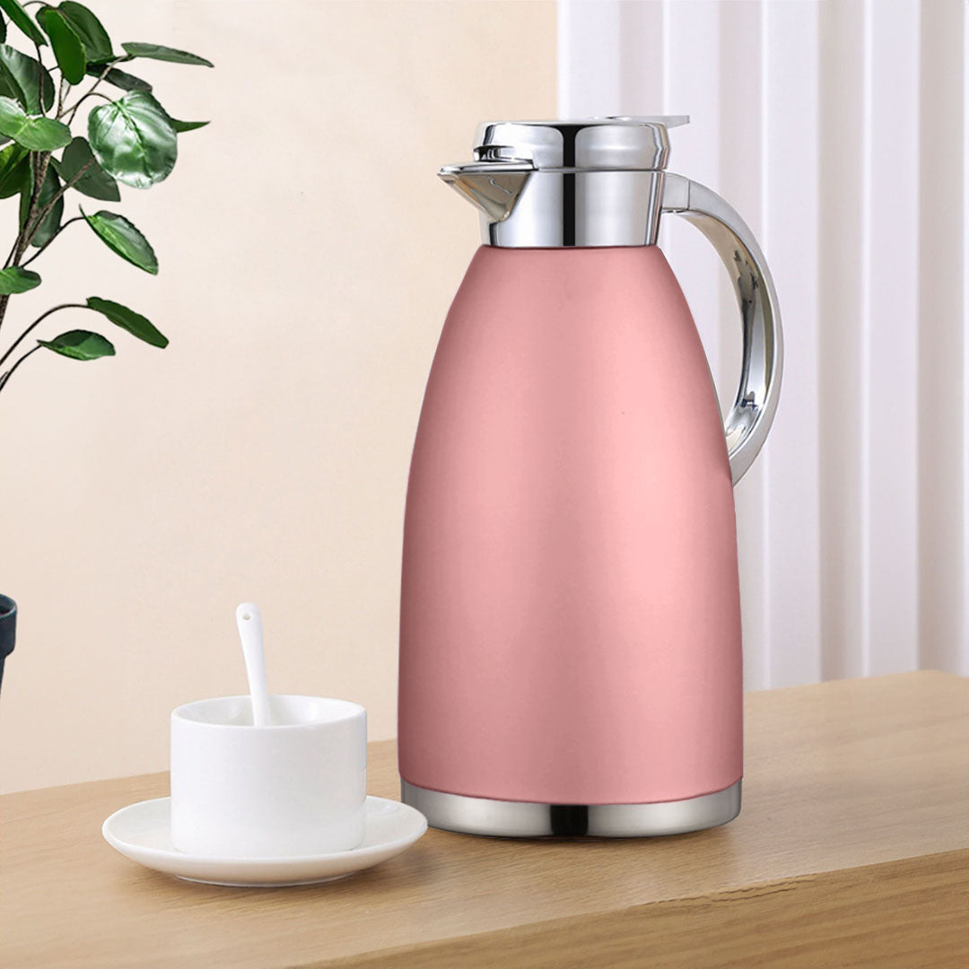 Soga 2.3L Rose Color 3-Layer Vacuum Insulated Water bottle Ideal for Home and office Office