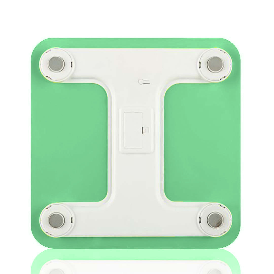 SOGA 180kg Digital Fitness Weight Bathroom Gym Body Glass LCD Electronic Scales Green