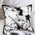 SOGA 2X 50cm Throw Pillow  Black and White Leopard Thick Premium Polyester Fiber for Home Decor