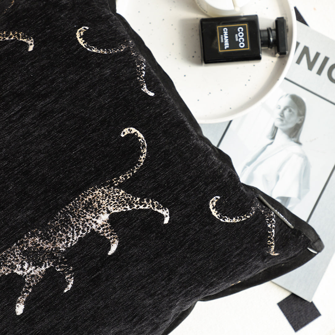 SOGA 2X 50cm Black Throw Pillow Elegant Decorative Cushion Living Room Modern Home Decor