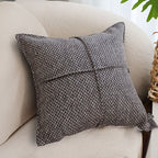 SOGA 2X 45cm Modern Herringbone Textured Woven Square Throw Pillow