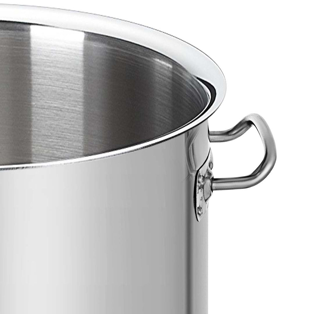 SOGA Stainless Steel No Lid Brewery Pot 71L With Beer Valve 45*45cm
