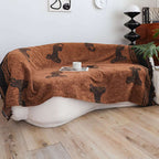 SOGA One-seater Brown Sofa Cover Leopard Print 130x180cm Polyester $ 88
