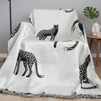 SOGA One-seater White Sofa Cover Leopard Print 130x180cm Polyester $ 79