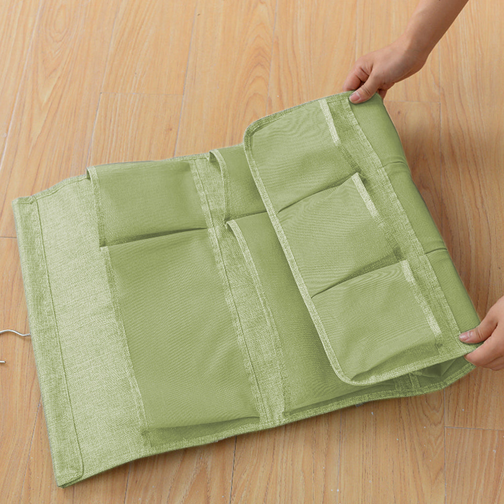 SOGA 2X Green Double Sided Hanging Storage Bag Underwear Bra Socks Mesh Pocket Hanger Home Organiser