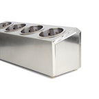 SOGA 18/10 Stainless Steel Commercial Conical Utensils Cutlery Holder with 4 Holes